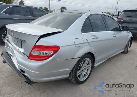 2008 Mercedes-Benz C 350 Sport из США, поврежденный, VIN WDDGF56XX8F138514